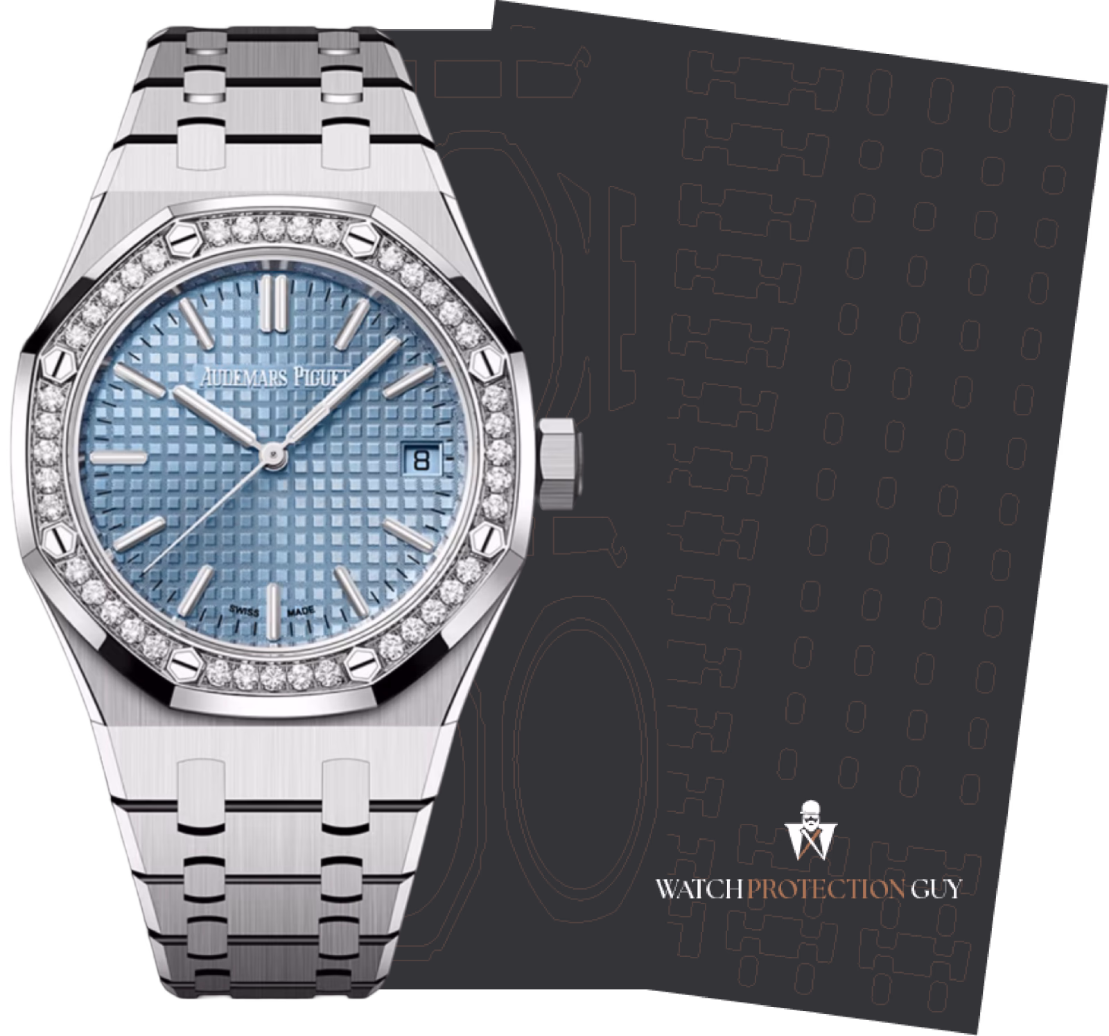 Audemars Piguet Royal Oak 37 Selfwinding 15551ST.ZZ.1356ST.04, protection film kit