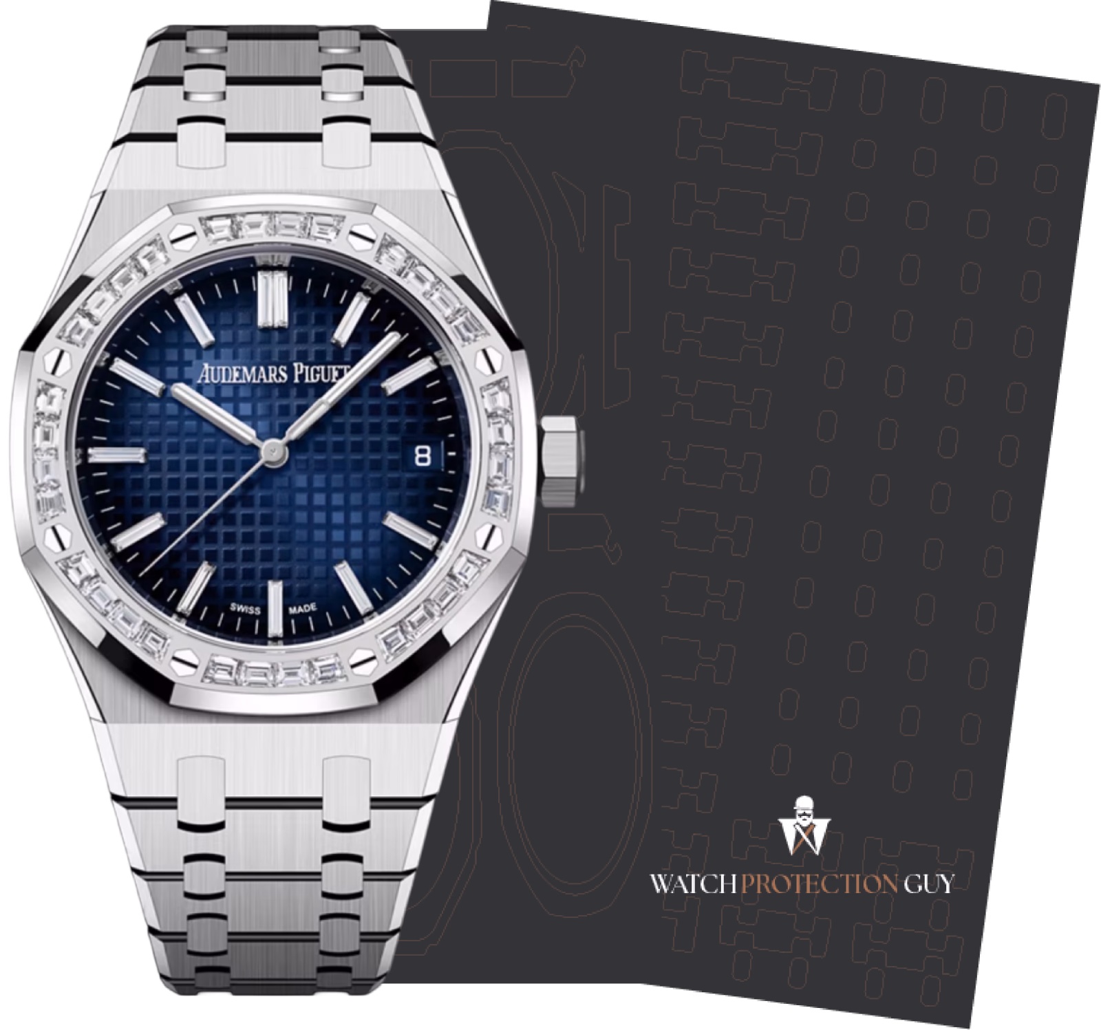 Audemars Piguet Royal Oak 37 Selfwinding 15551BC.ZZ.1356BC.01, protection film kit