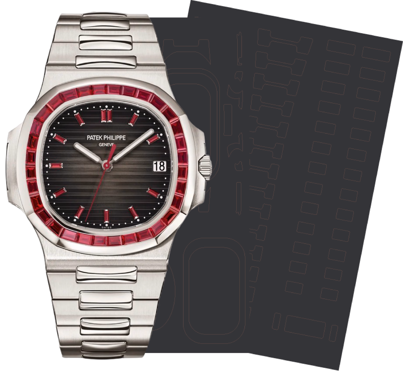 Patek Philippe NAUTILUS JOAILLERIE 5711/112P-001 , protection film kit