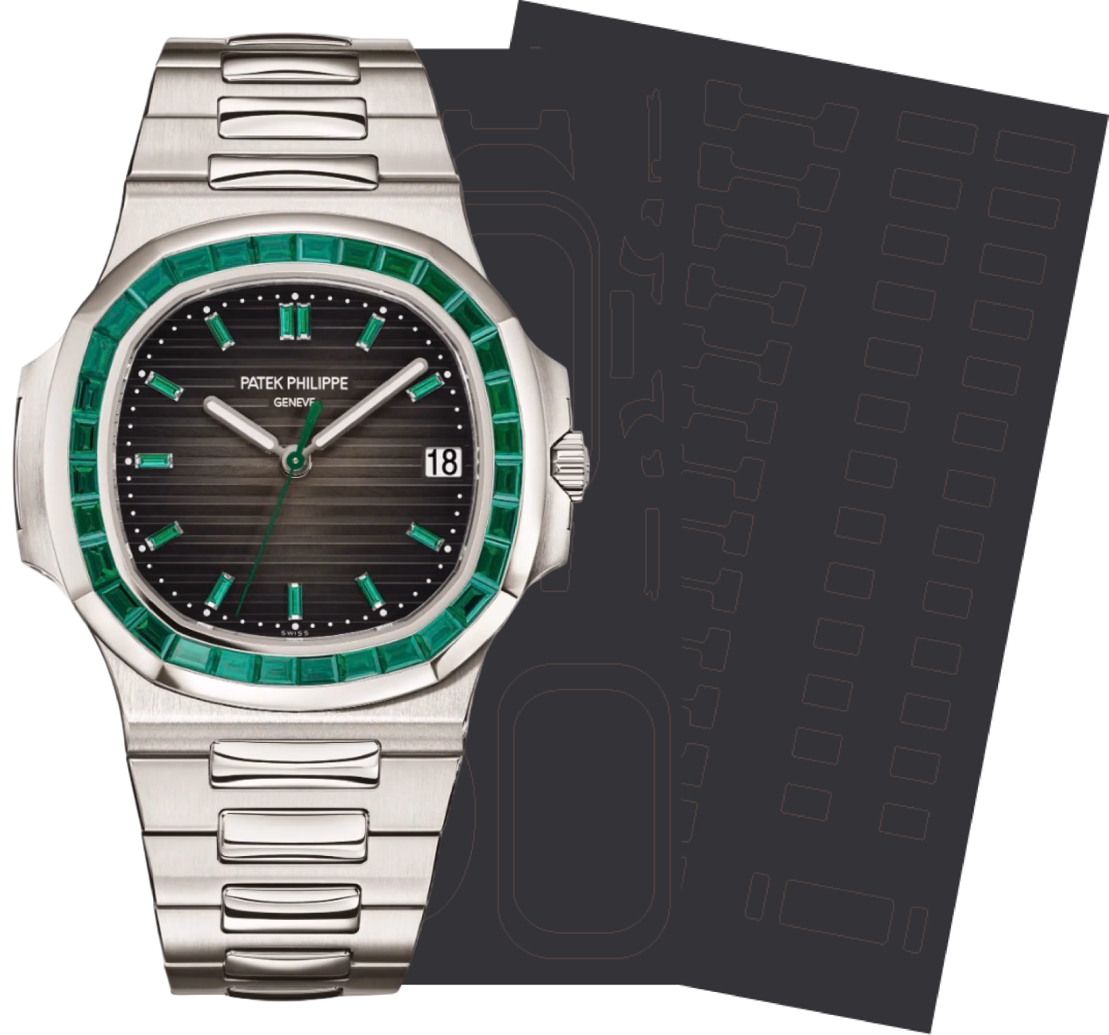 Patek Philippe NAUTILUS JOAILLERIE 5711/113P-001 , protection film kit