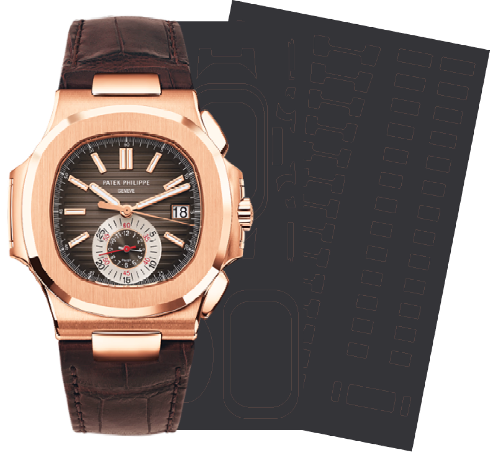 Patek Philippe NAUTILUS 5980R-001, protection film kit